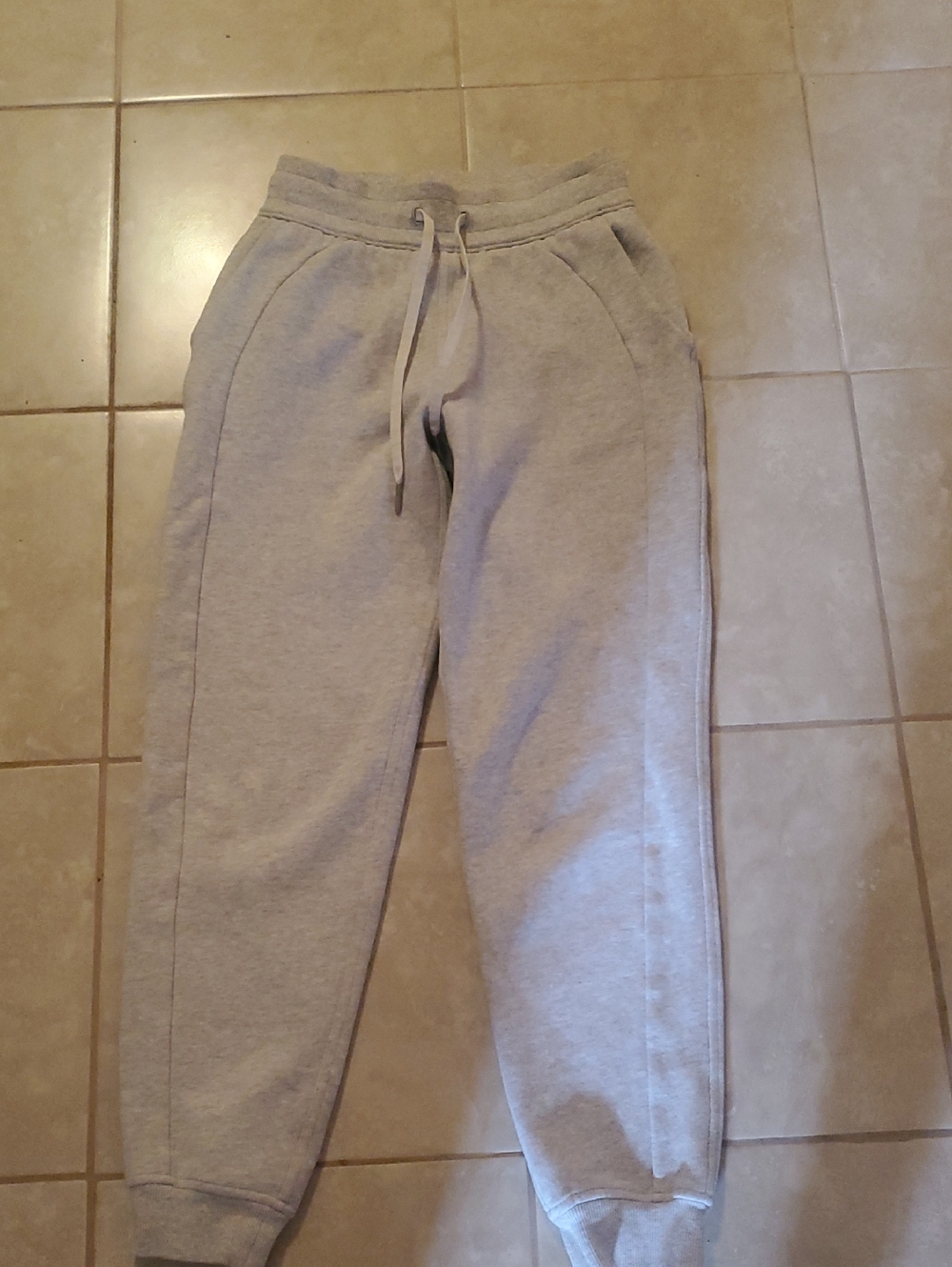 lululemon athletica Light Gray Track Jogger Pants